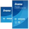 Monitors iiyama LH5581UHSG-1AG 54.6 collu interaktīvais plakanā paneļa displejs 4K Ultra HD 3840 x 2160