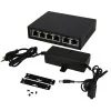 PULSAR Gigabit PoE slēdzis SG-64 — 4 PoE porti, 2 augšupsaites porti