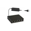 PULSAR Gigabit PoE slēdzis SG-64 — 4 PoE porti, 2 augšupsaites porti