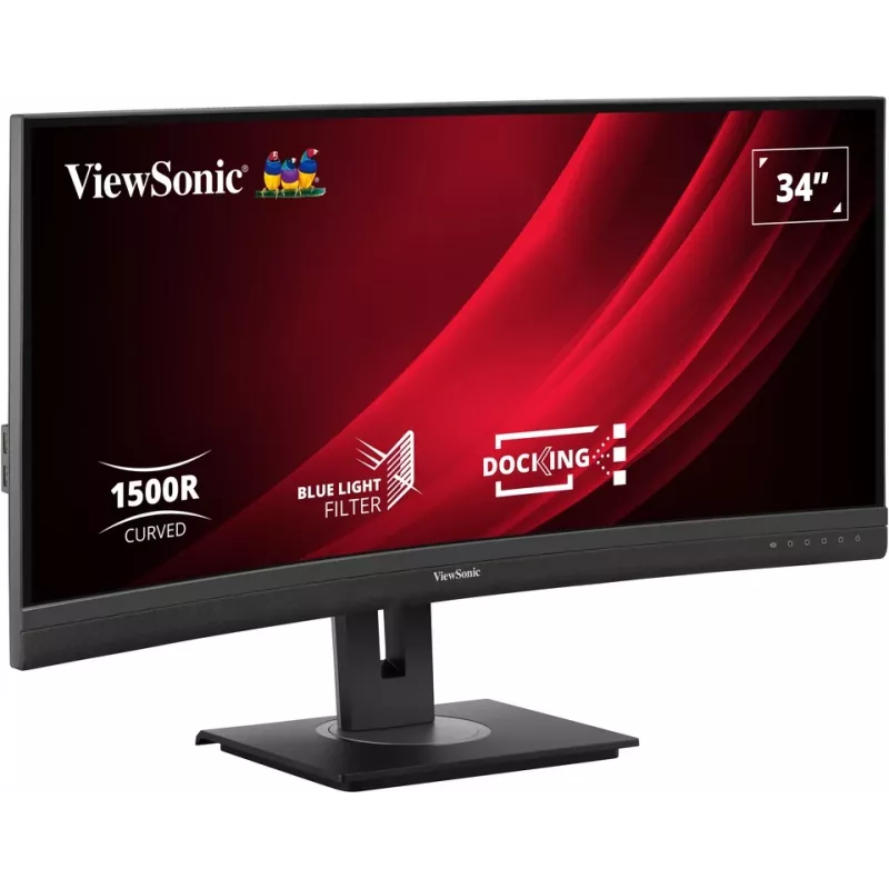Viewsonic VG3456C datora monitors 86,4 cm (34 collas) 3440 x 1440 pikseļi UltraWide Quad HD LED Melns