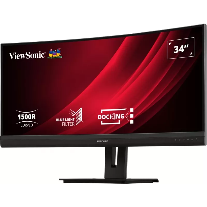 Viewsonic VG3456C datora monitors 86,4 cm (34 collas) 3440 x 1440 pikseļi UltraWide Quad HD LED Melns