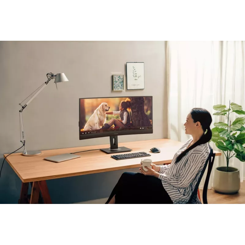 Viewsonic VG3456C datora monitors 86,4 cm (34 collas) 3440 x 1440 pikseļi UltraWide Quad HD LED Melns