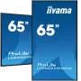 iiyama LH6560UHS-B2AG Signage Displejs Digitālā A-tāfele 163.8 cm (64.5 collas) LED Wi-Fi 500 cd/m² 4K Ultra HD Melns Iebūvēts procesors Android 11 24/7