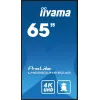 iiyama LH6560UHS-B2AG Signage Displejs Digitālā A-tāfele 163.8 cm (64.5 collas) LED Wi-Fi 500 cd/m² 4K Ultra HD Melns Iebūvēts procesors Android 11 24/7