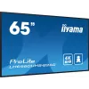 iiyama LH6560UHS-B2AG Signage Displejs Digitālā A-tāfele 163.8 cm (64.5 collas) LED Wi-Fi 500 cd/m² 4K Ultra HD Melns Iebūvēts procesors Android 11 24/7