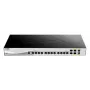 D-Link DXS-1210-16TC/E tīkla slēdzis Pārvaldīts L2 10G Ethernet (100/1000/10000) Pelēks