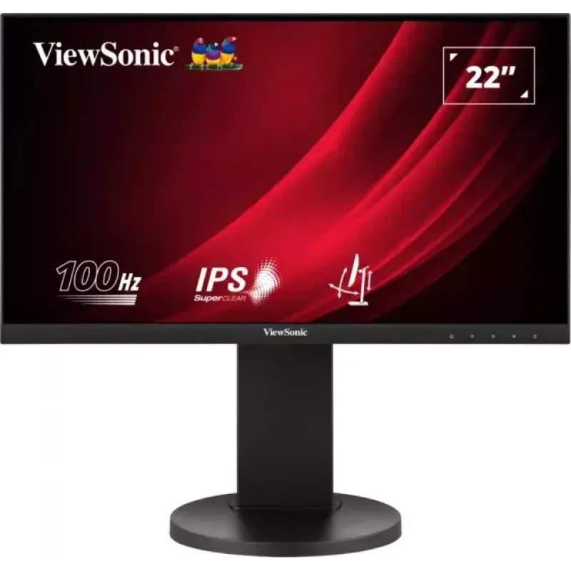 Viewsonic VG Series VG2208A datora monitors 55,9 cm (22 colli) 1920 x 1080 pikseļi Full HD LED Melns