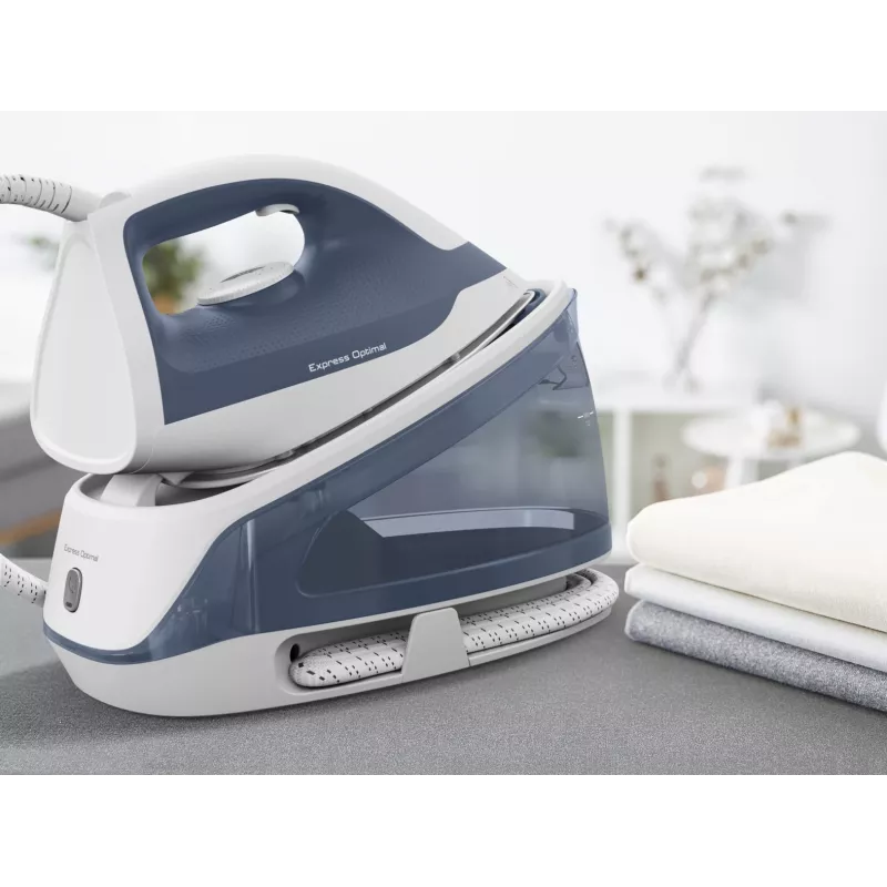 Tefal Express Optimal SV4110 2200 W 1.2 L Ceramic Express Glide Blue, balta