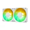 Universāls šķidruma dzesētājs ASUS TUF GAMING LC III 240 ARGB WHT – 240 mm radiators, 2x 120 mm ventilatori, PWM, balts