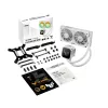 Universāls šķidruma dzesētājs ASUS TUF GAMING LC III 240 ARGB WHT – 240 mm radiators, 2x 120 mm ventilatori, PWM, balts
