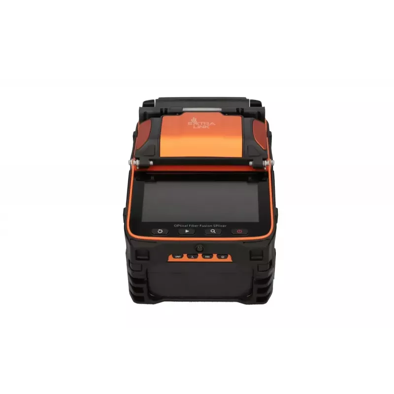 Optiskā šķiedru metinātājs Extralink AI-9 7800 mAh akumulators LED lampa LCD 5,1 collas
