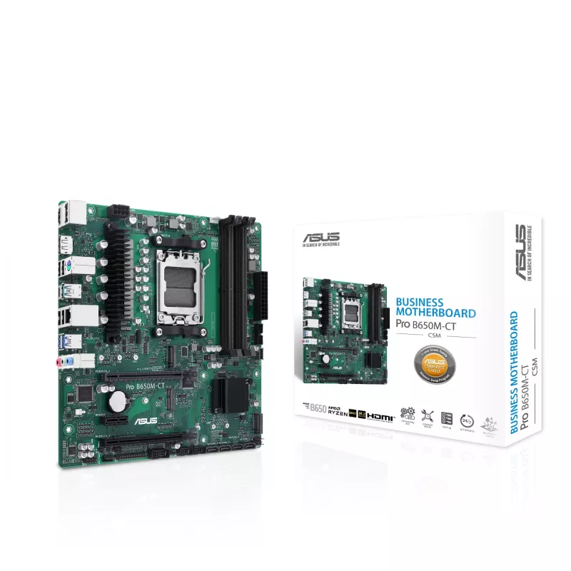 Mātesplate ASUS PRO B650M-CT-CSM AMD B650 Socket AM5 micro ATX