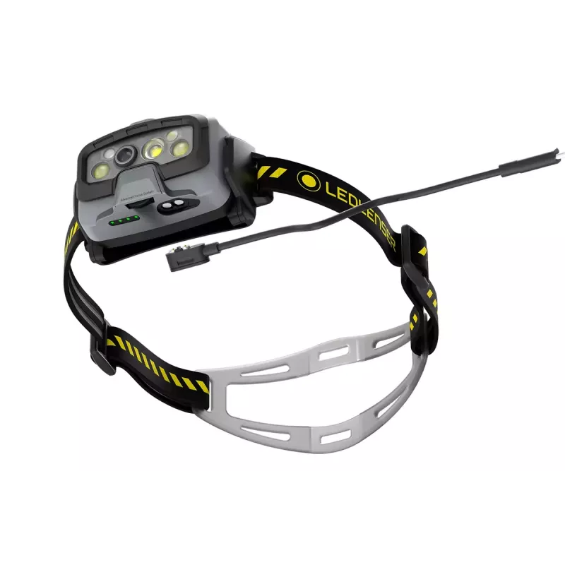 Galvas lukturis Ledlenser HF8R Work Melns LED IP68 20 lm