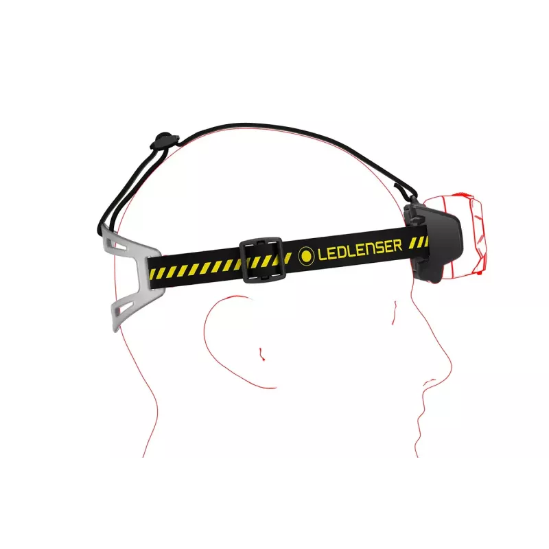Galvas lukturis Ledlenser HF8R Work Melns LED IP68 20 lm