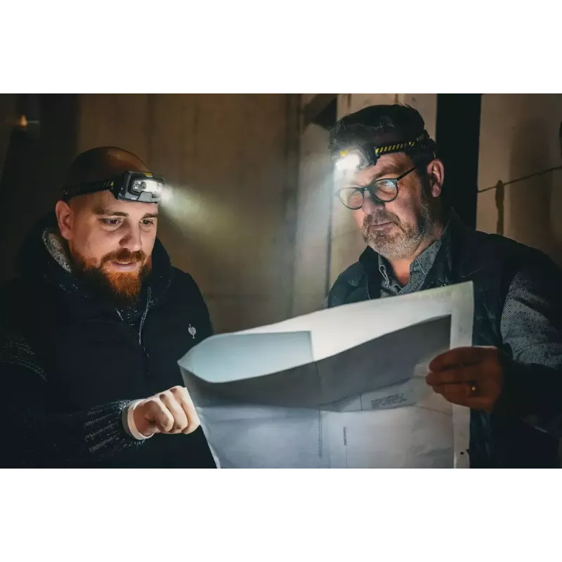 Galvas lukturis Ledlenser HF8R Work Melns LED IP68 20 lm