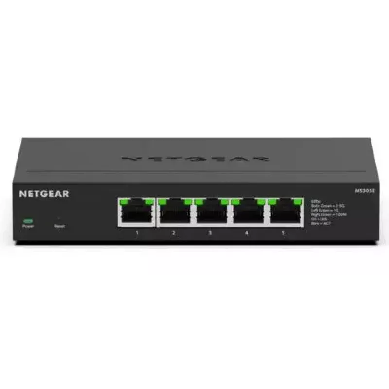 NETGEAR MS305E Nevadāms 2,5G Ethernet (100/1000/2500) Melns