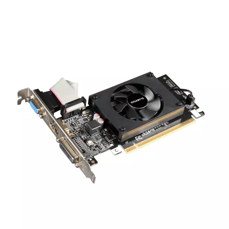 GIGABYTE GV-N710D3-2GL grafiskā karte NVIDIA GeForce GT 710 2 GB GDDR3
