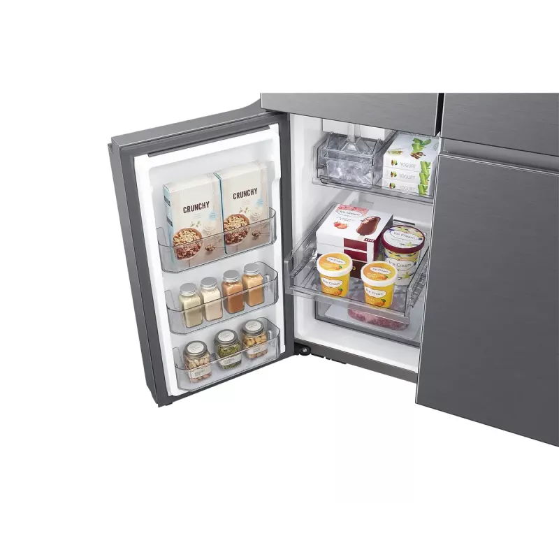 Ledusskapis ar saldētavu Samsung RF59C701ES9 — French door, 649 L kopējā ietilpība (390 L ledusskapis / 269 L saldētava), Sudrabs