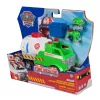 PAW Patrol Ugunsdzēsības glābšana: Rocky glābšanas ugunsdzēsības autocisterna ar figūriņu, satveršanas spīli un rotaļu kravas automašīnu, rotaļlietas zēniem un meitenēm vecumā no 3 gadiem