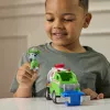 PAW Patrol Ugunsdzēsības glābšana: Rocky glābšanas ugunsdzēsības autocisterna ar figūriņu, satveršanas spīli un rotaļu kravas automašīnu, rotaļlietas zēniem un meitenēm vecumā no 3 gadiem
