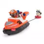 PAW Patrol Ugunsdzēsības glābšana: Zuma glābšanas ugunsdzēsības laiva ar darbības figūru, palaižamu glābšanas riņķi, jenotu un rotaļu laivu, bērnu rotaļlietas zēniem un meitenēm no 3 gadu vecuma