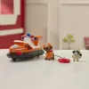 PAW Patrol Ugunsdzēsības glābšana: Zuma glābšanas ugunsdzēsības laiva ar darbības figūru, palaižamu glābšanas riņķi, jenotu un rotaļu laivu, bērnu rotaļlietas zēniem un meitenēm no 3 gadu vecuma