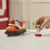 PAW Patrol Ugunsdzēsības glābšana: Zuma glābšanas ugunsdzēsības laiva ar darbības figūru, palaižamu glābšanas riņķi, jenotu un rotaļu laivu, bērnu rotaļlietas zēniem un meitenēm no 3 gadu vecuma