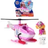 PAW Patrol Ugunsdzēsības glābšana: Skye glābšanas helikopters ar darbības figūru, kaķēnu draugu un rotaļu helikopteru, bērnu rotaļlietas zēniem un meitenēm no 3 gadu vecuma