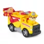 PAW Patrol Ugunsdzēsības Glābšana: Rubble glābšanas ugunsdzēsības pašgāzējs ar darbības figūru, lādiņiem un rotaļu kravas automašīnu, bērnu rotaļlietas zēniem un meitenēm no 3 gadu vecuma