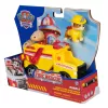 PAW Patrol Ugunsdzēsības Glābšana: Rubble glābšanas ugunsdzēsības pašgāzējs ar darbības figūru, lādiņiem un rotaļu kravas automašīnu, bērnu rotaļlietas zēniem un meitenēm no 3 gadu vecuma