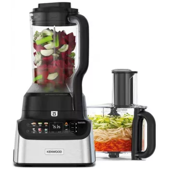 Kenwood MultiPro OneTouch virtuves kombains, 1000 W, 3 L, melns, nerūsējošais tērauds, iebūvēti svari