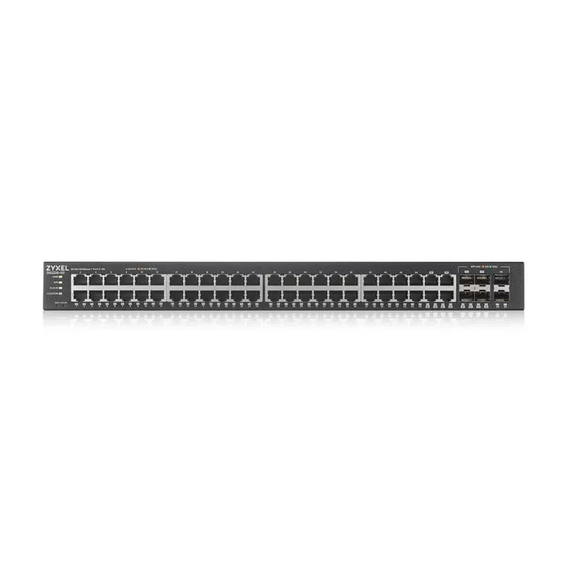Zyxel GS2220-50-EU0101F tīkla slēdzis Pārvaldīts L2 Gigabit Ethernet (10/100/1000) Melns