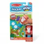 Melissa & Doug Sticker WOW! 24 lappušu darbību bloks un uzlīmju spiedogs, 300 uzlīmes, radošs fidget rotaļlietu kolekcionējamais tēls – Tīģeris – FSC sertificēts