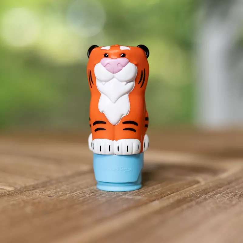 Melissa & Doug Sticker WOW! 24 lappušu darbību bloks un uzlīmju spiedogs, 300 uzlīmes, radošs fidget rotaļlietu kolekcionējamais tēls – Tīģeris – FSC sertificēts