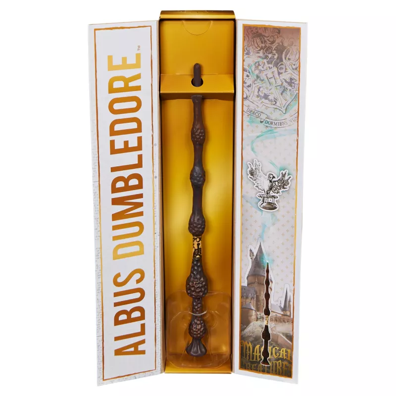 Wizarding World Harry Potter, 12 collu Magical Collector Albus Dumidors zizlis ar statīvu un lieto ikonu, Magical Creatures, aksesuārs kostīmiem