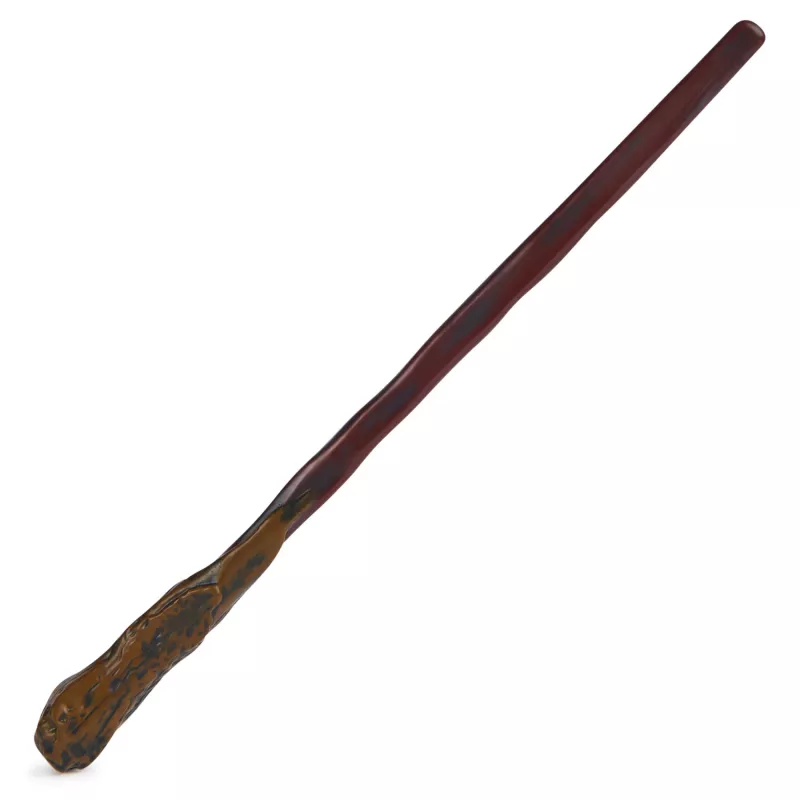 Wizarding World Harijs Poters, 12 collu maģiskā kolekcionāra Rona Vīzlija zizlis, statīvs un presētais ikona, Maģiskie artefakti, Aksesuārs kostīmiem