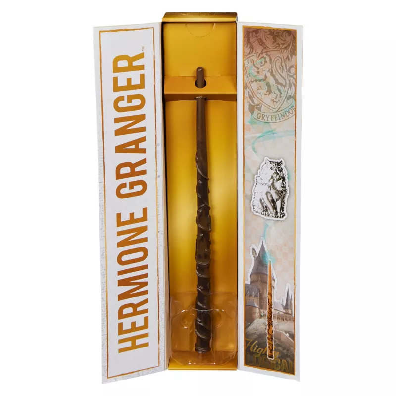 Wizarding World Harijs Poters, 12 collu Maģiskā kolekcionāra Hermiones Grendžeras zižlis ar statīvu un preslieto ikonu, Maģiskie radījumi, aksesuārs kostīmiem