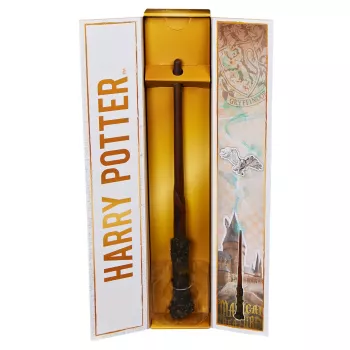 Wizarding World Harijs Poters, 12 collu Maģiskā kolekcionāra Harija Potera zizlis ar statīvu un preslieto ikonu, Maģiskās būtnes, aksesuārs kostīmiem