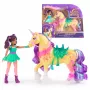 Usorteret Unicorn Academy Ava & Leaf Power of Friendship mini leļļu komplekts ar caurspīdīgiem segliem un 2 aksesuāriem, 168 mm, plastmasa