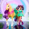 Usorteret Unicorn Academy Ava & Leaf Power of Friendship mini leļļu komplekts ar caurspīdīgiem segliem un 2 aksesuāriem, 168 mm, plastmasa