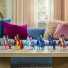 Usorteret Unicorn Academy Ava & Leaf Power of Friendship mini leļļu komplekts ar caurspīdīgiem segliem un 2 aksesuāriem, 168 mm, plastmasa