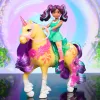 Usorteret Unicorn Academy Ava & Leaf Power of Friendship mini leļļu komplekts ar caurspīdīgiem segliem un 2 aksesuāriem, 168 mm, plastmasa