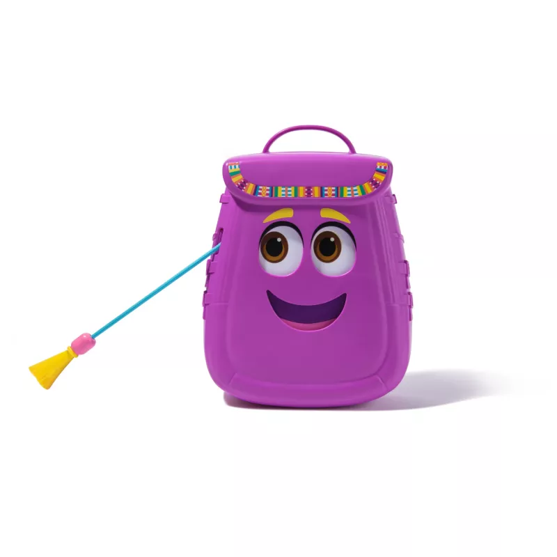 Spin Master Dora My Adventure Backpack ar ievelkamu karti, rotaļu binokli un kompasu – Daudzkrāsaina, vecumam 3+