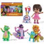 Dora, Fantastic Friends Gift Pack ar Dora, Boots, Tico, Isa un Fiesta Trio, rotaļu figūriņas, rotaļlietas meitenēm un zēniem no 3 gadu vecuma