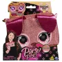 Purse Pets, Keepin’ It Clutch Dazzling Diva Puppy rotaļlieta un aproču maciņš ar apgaismojošām varavīksnes acīm, bērnu rotaļlietas meitenēm no 4 gadu vecuma
