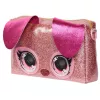 Purse Pets, Keepin’ It Clutch Dazzling Diva Puppy rotaļlieta un aproču maciņš ar apgaismojošām varavīksnes acīm, bērnu rotaļlietas meitenēm no 4 gadu vecuma