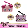 Purse Pets, Keepin’ It Clutch Dazzling Diva Puppy rotaļlieta un aproču maciņš ar apgaismojošām varavīksnes acīm, bērnu rotaļlietas meitenēm no 4 gadu vecuma