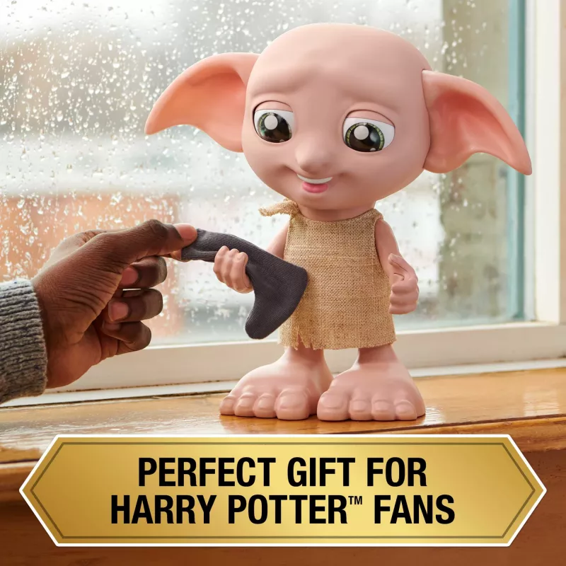 Interaktīva rotaļlieta Wizarding World Harijs Poters Dobijs runājoša funkcija AAA daudzkrāsu