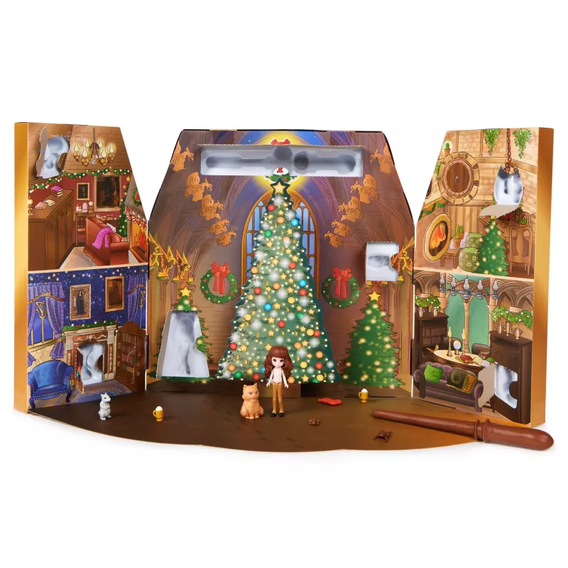Adventa kalendāra kastīte Harry Potter Magical Minis 2023 — 24 pārsteiguma rotaļlietas, daudzkrāsains, LR44