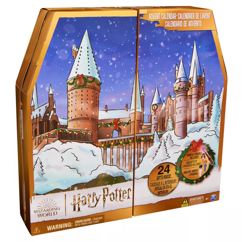 Adventa kalendāra kastīte Harry Potter Magical Minis 2023 — 24 pārsteiguma rotaļlietas, daudzkrāsains, LR44